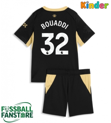 Manchester City Ayyoub Bouaddi #32 Replik Auswärtstrikot Kinder 2026-27 Kurzarm (+ Kurze Hosen)